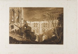 Rivaux-i apátság, 51-es lemez a Liber Studiorumtól alkotó: Joseph Mallord William Turner