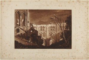 Rievaulx apátság, Yorkshire alkotó: Joseph Mallord William Turner