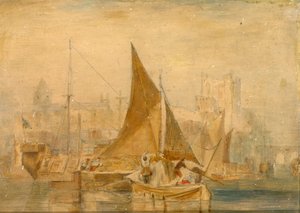 Rochester a Medway -n alkotó: Joseph Mallord William Turner