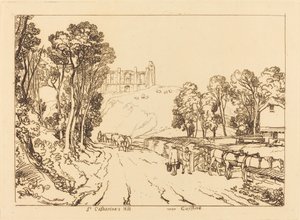 Szent Katalin-domb Guilford közelében alkotó: Joseph Mallord William Turner