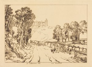 Szent Katalin-domb Guildford közelében alkotó: Joseph Mallord William Turner