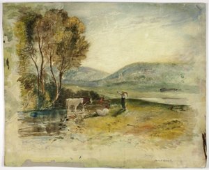 Jelenet Lutworthben alkotó: Joseph Mallord William Turner