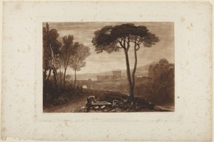 Jelenet a Campagnában alkotó: Joseph Mallord William Turner