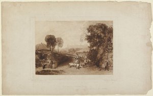 Juhmosás, Windsor kastélya (a Liber Studiorumból) alkotó: Joseph Mallord William Turner