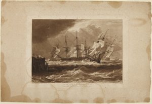 Hajók a szellőben alkotó: Joseph Mallord William Turner