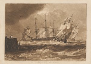 Hajók szellőben alkotó: Joseph Mallord William Turner