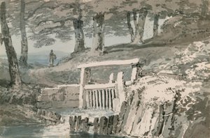 Zsilipkapu, Netley Abbey, Hampshire alkotó: Joseph Mallord William Turner