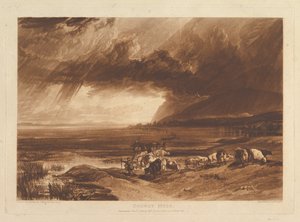 Solway Moss Liber Studiorum, XI. rész, 52. lemez, 1816. január 1. alkotó: Joseph Mallord William Turner