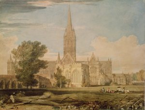A salisburyi katedrális déli nézete, 1797-98 alkotó: Joseph Mallord William Turner
