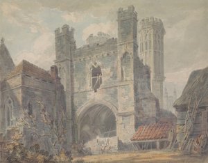 Szent Ágoston kapuja, Canterbury alkotó: Joseph Mallord William Turner