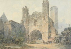 Szent Ágoston kapuja, Canterbury alkotó: Joseph Mallord William Turner
