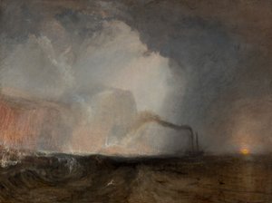 Staffa, Fingal-barlang [1832, Royal Academy of Arts, London, kiállítási katalógus] alkotó: Joseph Mallord William Turner