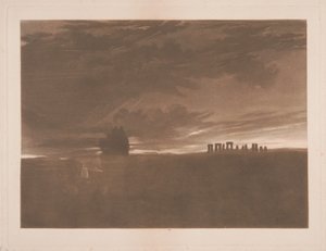 Stonehenge hajnalban alkotó: Joseph Mallord William Turner