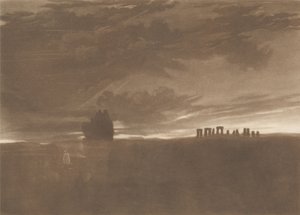 Stonehenge hajnalban alkotó: Joseph Mallord William Turner
