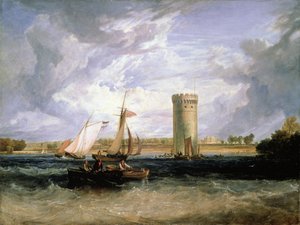 Tabley, a Sir J.F. Leicester Bt. székhelye: Szeles nap alkotó: Joseph Mallord William Turner