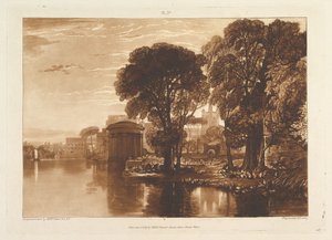 The Alcove, Isleworth Liber Studiorum, XIII. rész, 63. tábla, 1819. január 1. alkotó: Joseph Mallord William Turner