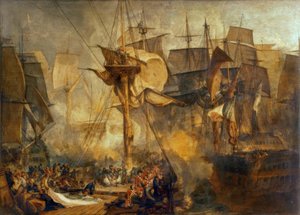 A trafalgari csata / Turnertől. alkotó: Joseph Mallord William Turner