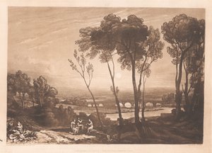 A híd középtávolban alkotó: Joseph Mallord William Turner