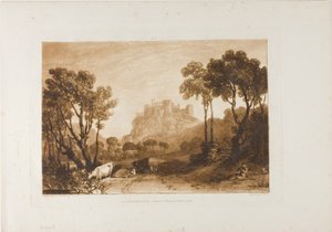 A kastély a rétek felett alkotó: Joseph Mallord William Turner