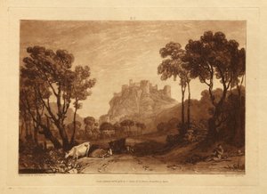 A kastély a rétek fölött alkotó: Joseph Mallord William Turner