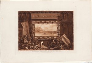 A Tanulmányok Könyvének előlapja alkotó: Joseph Mallord William Turner