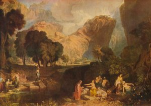 A viszály istennője a viszály almáját választva a Hesperidák kertjében, 1806, 19 alkotó: Joseph Mallord William Turner