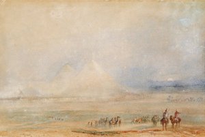 A gízai piramisok alkotó: Joseph Mallord William Turner