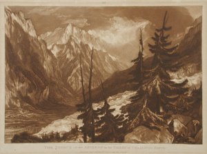 Az Arveron forrása alkotó: Joseph Mallord William Turner
