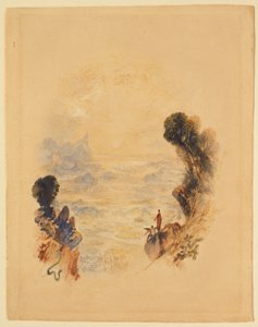 Krisztus megkísértése a hegyen alkotó: Joseph Mallord William Turner