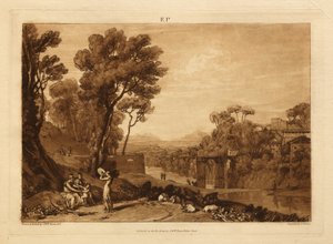 A nő és a tamburin alkotó: Joseph Mallord William Turner