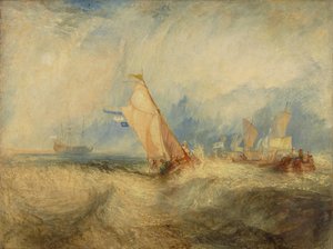 Van Tromp urai kedvéért tengerre száll, és alaposan megázik alkotó: Joseph Mallord William Turner
