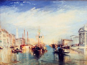 Velence, a Madonna della Salute tornácáról, 1835 alkotó: Joseph Mallord William Turner