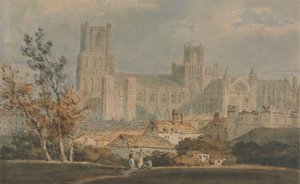 Kilátás az Ely-székesegyházra alkotó: Joseph Mallord William Turner