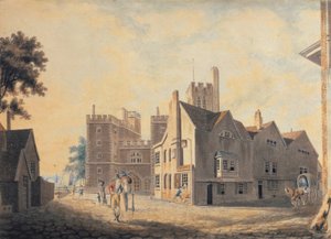 Kilátás az érseki palotára, Lambeth alkotó: Joseph Mallord William Turner