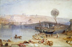 Kilátás a helyszínre és Saint Germain en Laye kastélyára. Joseph Mallord William Turner (1775-1851) festménye alkotó: Joseph Mallord William Turner
