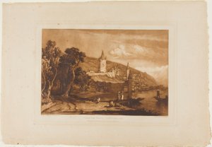 Ville de Thun, 59. tábla a Tanulmányok Könyvéből alkotó: Joseph Mallord William Turner
