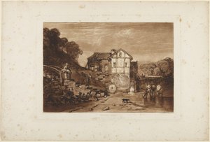 Vízimalom alkotó: Joseph Mallord William Turner
