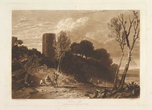 Winchelsea Sussex Liber Studiorum, IX. rész, 42. szám, 1812. április 23. alkotó: Joseph Mallord William Turner