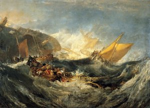 Egy szállítóhajó roncsa, 1810 körül (olaj, vászon) alkotó: Joseph Mallord William Turner