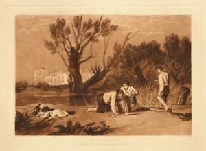 Fiatal horgászok alkotó: Joseph Mallord William Turner