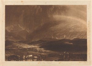 Peat Bog, Skócia alkotó: Joseph Mallord William Turner and George Clint