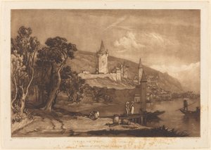 Thun városa alkotó: Joseph Mallord William Turner and Thomas Hodgetts