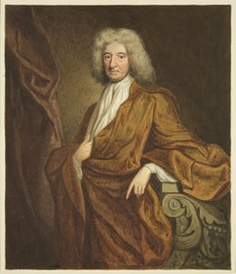 Portré Edward Colston Tanácsházában (ceruza és akvarell papíron) alkotó: Joseph Manning