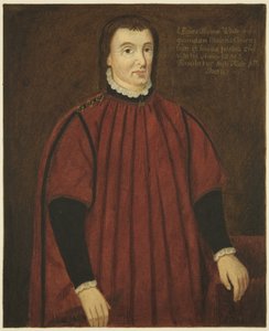 Portré Thomas White tanácsházában (ceruza és akvarell papíron) alkotó: Joseph Manning