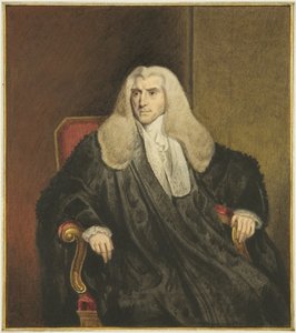 Sir Vicary Gibbs portréja a Queen Square Mansion House-ban (akvarell papíron)