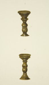 Két oszlop (szög) a csere előtt (akvarell papíron) alkotó: Joseph Manning