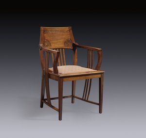 Fotel a Friedman villából, 1898 körül (dió)