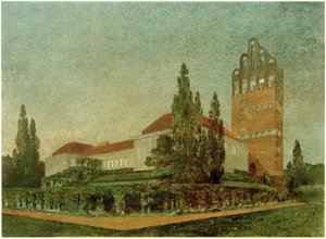 Darmstadt, Mathildenhöhe, kiállítási épület