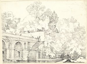 A halastó és a Villa Madama alkotó: Joseph Marie Vien