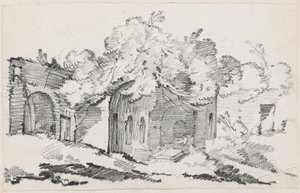 A nimfa barlangja Egeria alkotó: Joseph Marie Vien